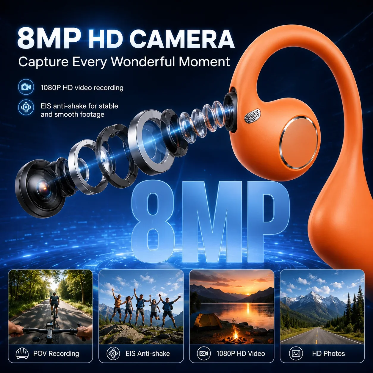 Kamera Pintar AI, Earphone Blu - Earphones ulasan dan harga