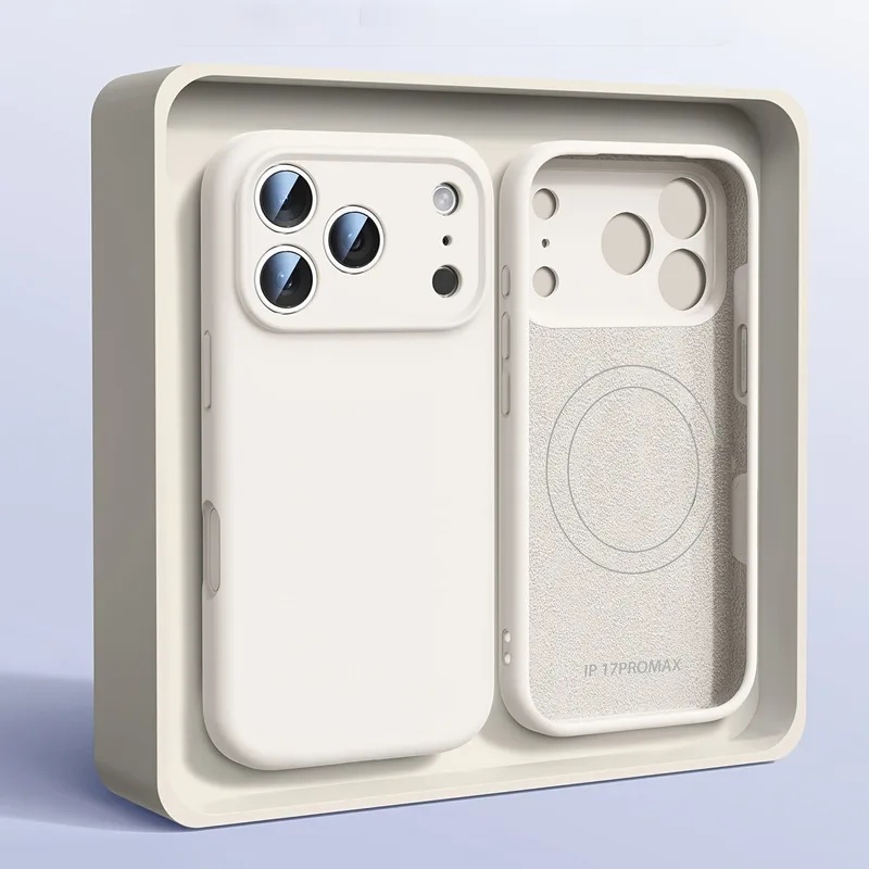 Casing Ponsel Silikon Cair Asl - Liquid Silicone Magnetic Phone Case ulasan dan harga