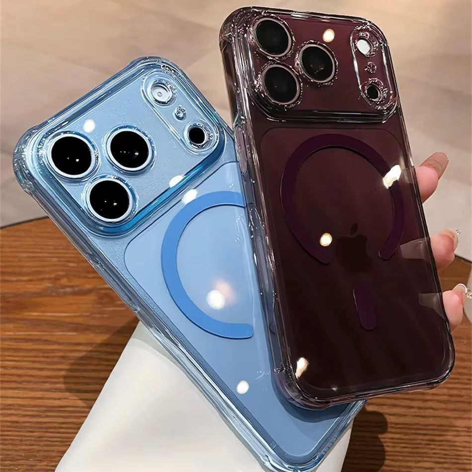 Casing Telepon Magnetik Anti B - Clear Shockproof Bumper Case ulasan dan harga