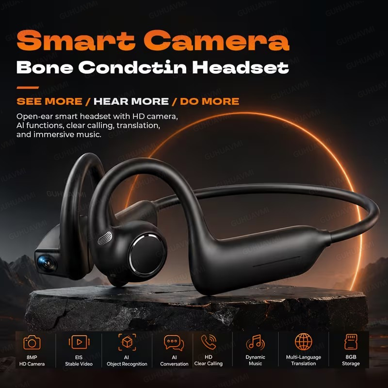 Headset Kamera 8MP Terbaru unt - Earphones ulasan dan harga