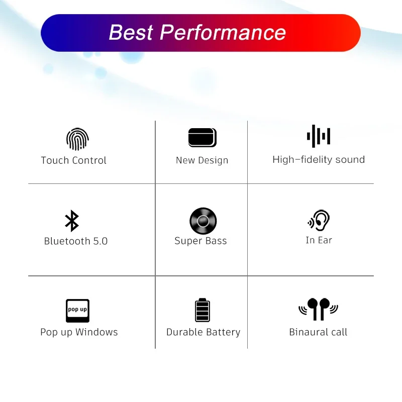 Bluetooth 5.3, Air Por 5, Earp - Earphones ulasan dan harga