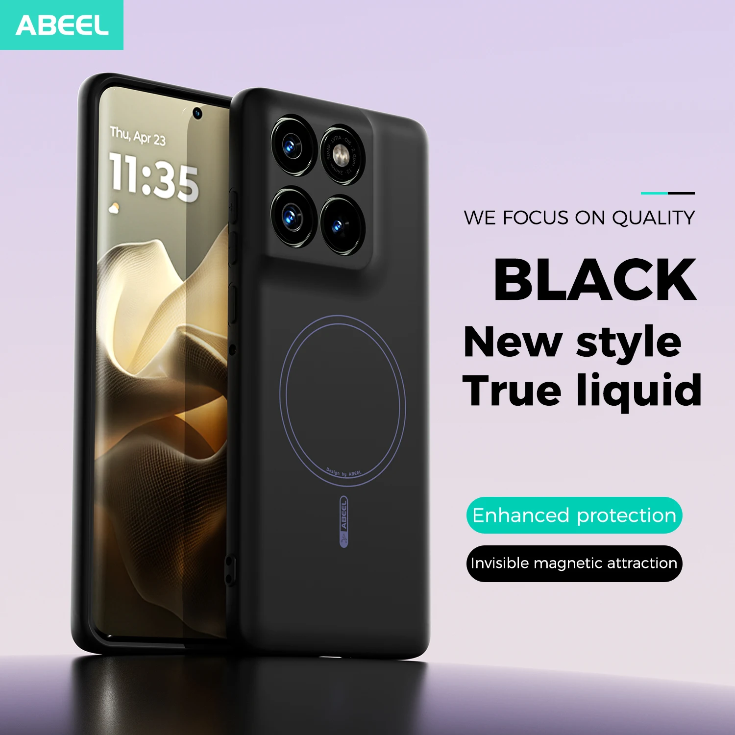 Casing Telepon Resmi untuk Mot - Liquid Silicone Magnetic Phone Case ulasan dan harga